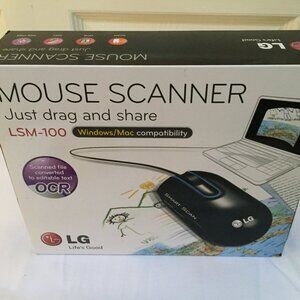 LG Smart Scan Black  Mouse Scanner Model (LSM-100) Windows/Mac Compatible New